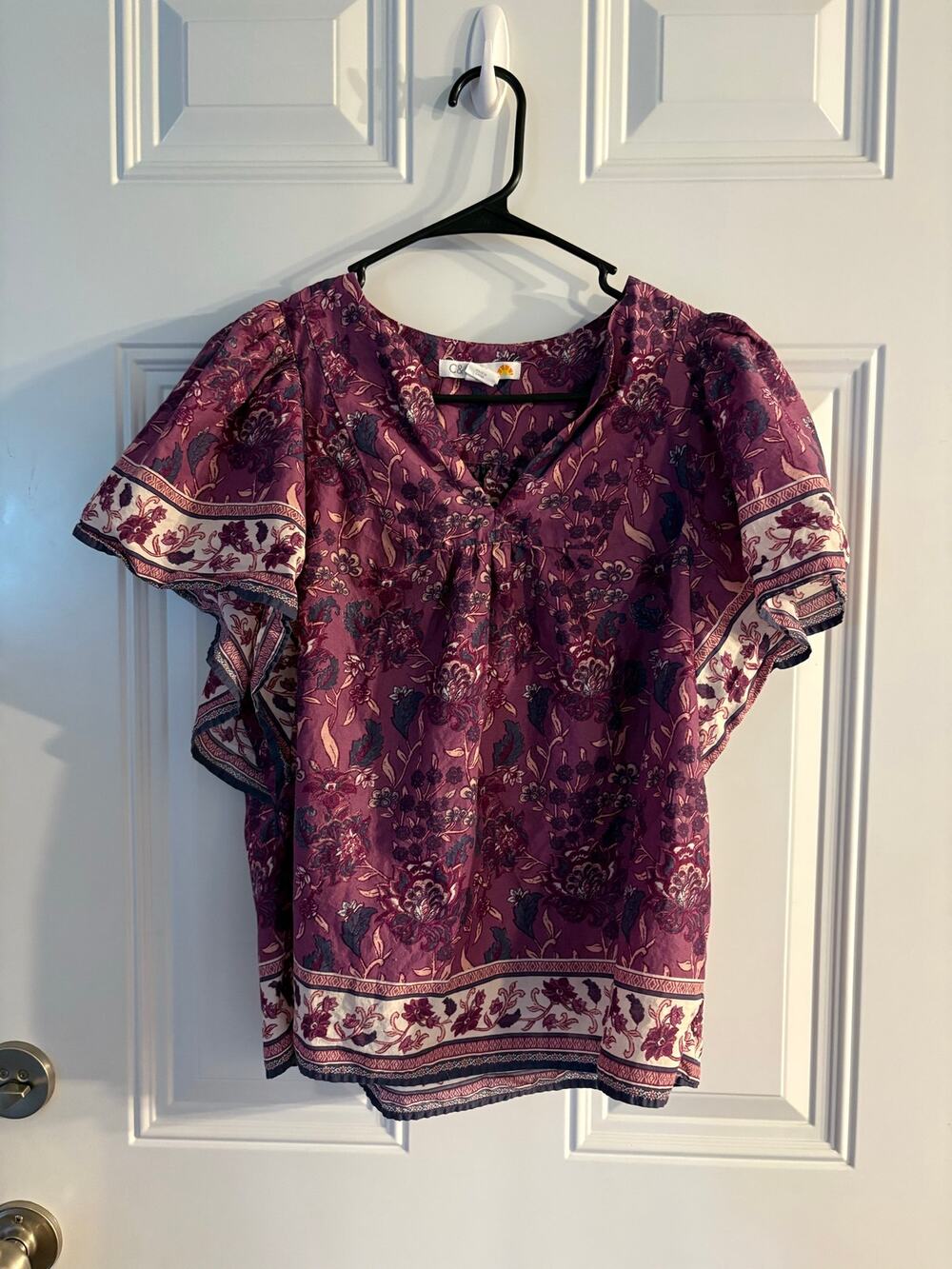 C&C California Peasant Boho Top
Size small